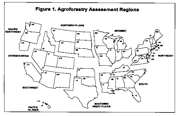 Agroforestry Assessment Regions